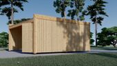 Carport  mit Schuppen und Seitenwand NOVA-F , 4.9x5.6 m – Bild 2