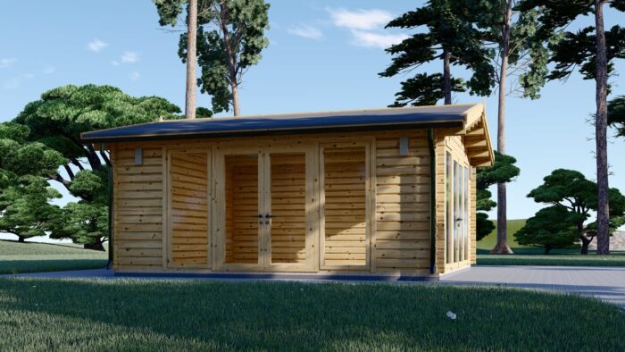 Gartenhaus MARIA (44 mm) 30 m² – Bild 2