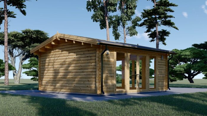 Gartenhaus MARIA (44 mm) 30 m² – Bild 3