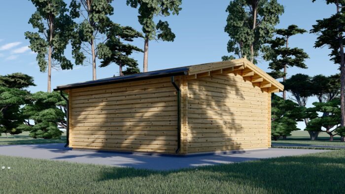 Gartenhaus MARIA (44 mm) 30 m² – Bild 4