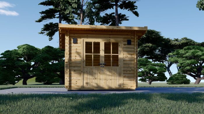 Premium Gartenhaus MALTAN (34mm) 3x3m, 9m² – Bild 2