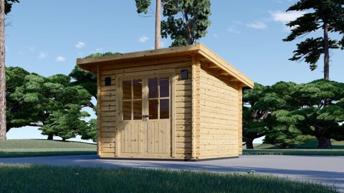 Premium Gartenhaus MALTAN (34mm) 3x3m, 9m² – Bild 3
