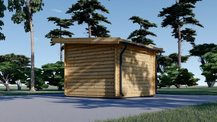 Premium Gartenhaus MALTAN (34mm) 3x3m, 9m² – Bild 4