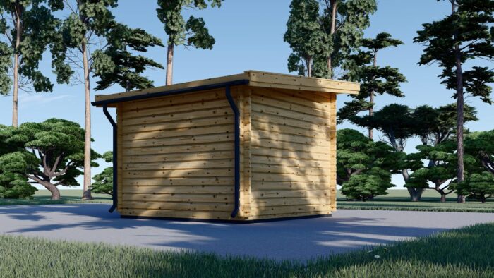 Premium Gartenhaus MALTAN (34mm) 3x3m, 9m² – Bild 5