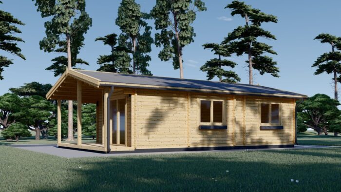 Blockbohlenhaus MATREI (66 mm), 6x10m, 60m² – Bild 5