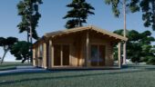 Blockbohlenhaus MATREI (66 mm), 6x10m, 60m² – Bild 6