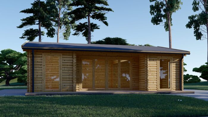 Blockbohlenhaus FELDKIRCH (Isoliert, 44+44 mm) · 56 m² – Bild 5