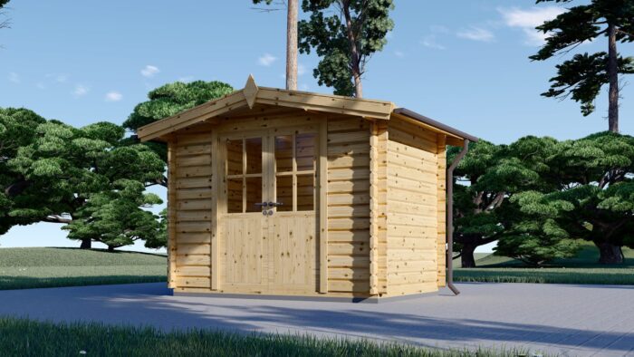 Gartenhaus aus Holz MIMI (28 mm), 3x2 m, 6 m² – Bild 4