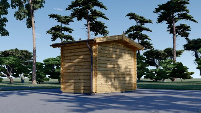 Gartenhaus aus Holz MIMI (28 mm), 3x2 m, 6 m² – Bild 5