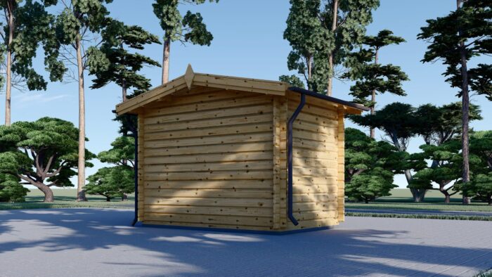 Gartenhaus aus Holz MIMI (28 mm), 3x2 m, 6 m² – Bild 2