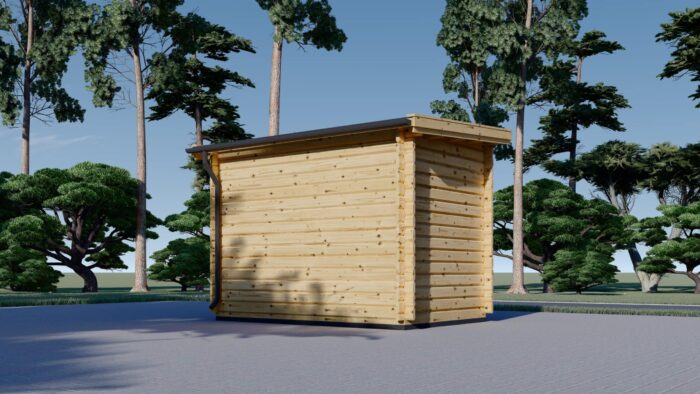 Gartenhaus aus Holz Kit (28mm), 3x2m, 6m² – Bild 4