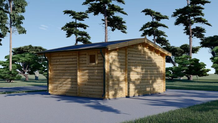 Gartenhaus Nele, 6x6m, 36m² Isoliert – Bild 4