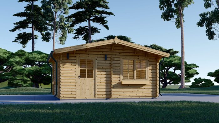 Gartenhaus Nele, 6x6m, 36m² Isoliert – Bild 6