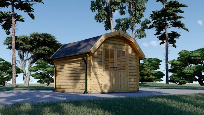 Gartenhaus  OHIO (34 mm), 3x3 m, 9 m² – Bild 2