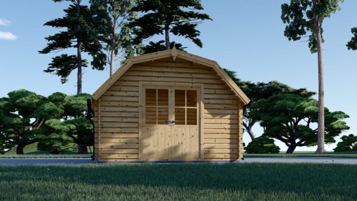 Gartenhaus OHIO (34 mm), 4x4 m, 16 m² – Bild 3