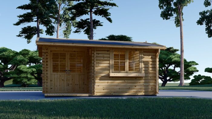 Premium Gartenhaus OTTO 5x4 m, 20 m² Isoliert – Bild 2