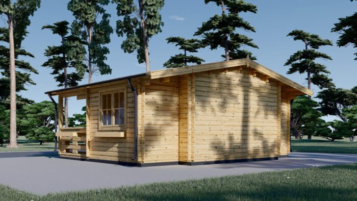 Gartenhaus Wels (44 mm) 21 m² – Bild 5