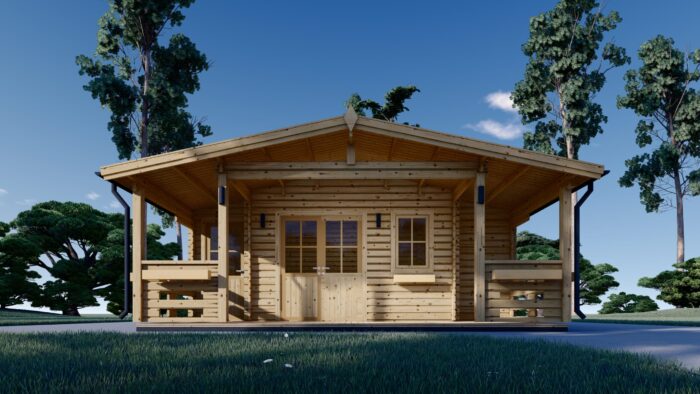 Gartenhaus Wels (44 mm) 21 m² – Bild 3