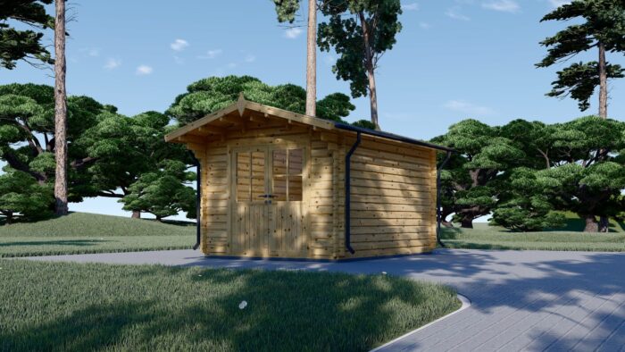 Gartenhaus PETRA (34 mm), 3x4 m – Bild 2
