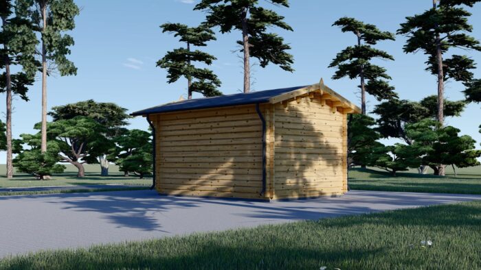 Gartenhaus PETRA (34 mm), 3x4 m – Bild 3