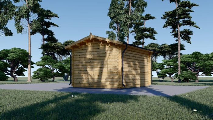 Gartenhaus PETRA (34 mm), 3x4 m – Bild 4