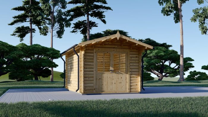 Gartenhaus PETRA (34 mm), 3x4 m – Bild 5