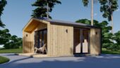 Gartenhaus ELSA (34 mm + Holzverschalung), 5x4m, 20m² Isoliert – Bild 6