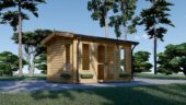 Gartenhaus Meran, 4x3m, 12m² Isoliert