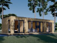 PREMIUM Gartenhaus (Isoliert, SIPS), 10.5x4.5 m, 40 m²