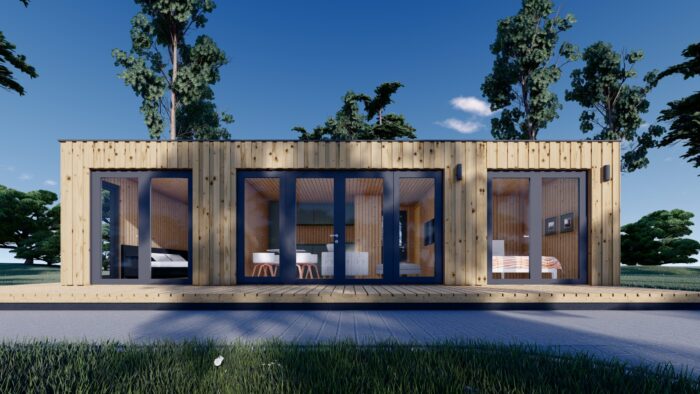 PREMIUM Gartenhaus (Isoliert, SIPS), 10.5x4.5 m, 40 m² – Bild 6