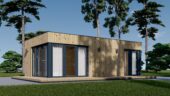 Gartenhaus PREMIUM (34mm + Holzverschalung), 7.5x4m, 30m² Extra Isoliert