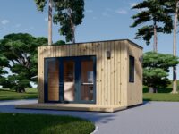 Premium Gartenhaus Tobi (34 mm + Holzverschalung) 4,1x2,4 m,10 m²