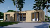 Holzhaus Tobi, 47m² 66mm Extra Isoliert