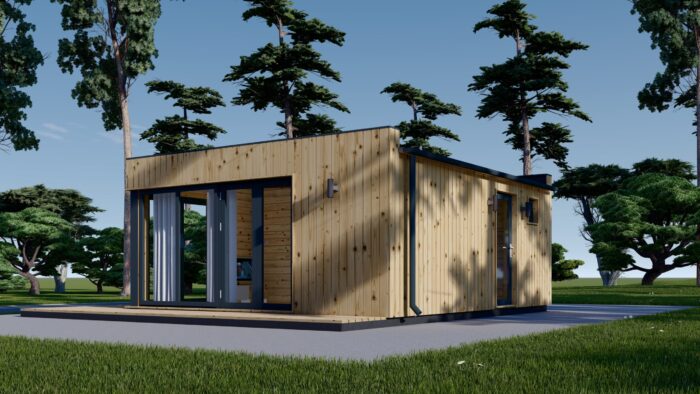Premium Gartenhaus TOBI, 6×5 m – 30 m² Extra Isoliert – Bild 4