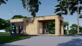 Gartenhaus PREMIUM mit Terrasse 5x3 m, 15 m² + 9 m² Isoliert – Bild 4