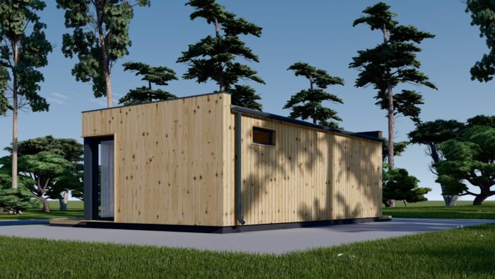Gartenhaus PREMIUM (34mm + Holzverschalung), 7.5x4m, 30m² Extra Isoliert – Bild 4