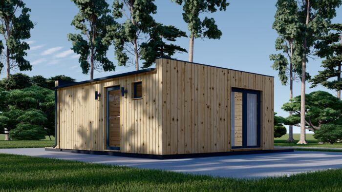 Premium Gartenhaus TOBI, 6×5 m – 30 m² Extra Isoliert – Bild 5