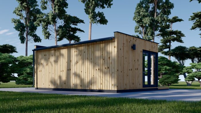 Premium Gartenhaus (34mm + Holzverschalung), 6x4m, 24m² – Bild 4