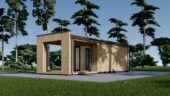 Gartenhaus PREMIUM (Isoliert, SIPS), 5x3 m, 15 m² Mit Terrasse 3x3 m, 9 m² – Bild 5