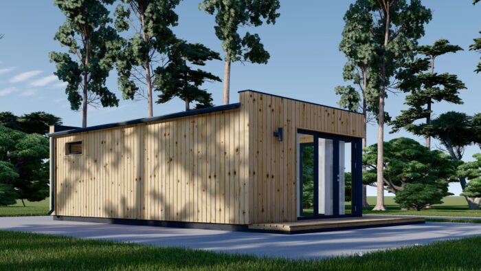 Gartenhaus PREMIUM (34mm + Holzverschalung), 7.5x4m, 30m² Extra Isoliert – Bild 5