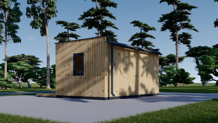 Gartenhaus PREMIUM 5x3 m, 15 m² Extra Isoliert – Bild 4