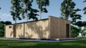 Holzhaus Tobi, 47m² 66mm Extra Isoliert – Bild 4