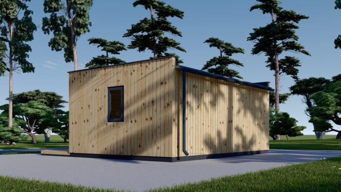 Premium Gartenhaus (34mm + Holzverschalung), 6x4m, 24m² – Bild 5