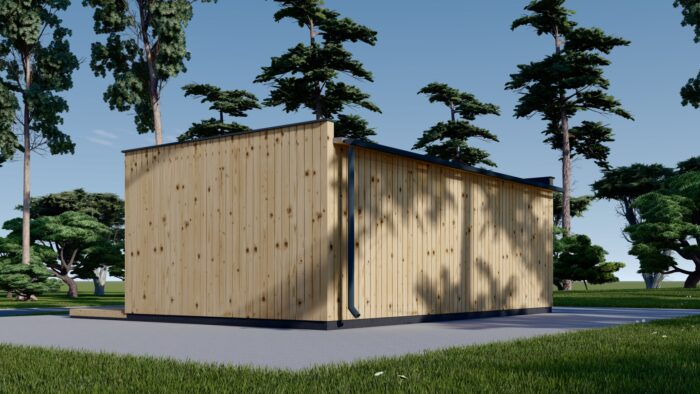 Premium Gartenhaus (34 mm + Holzverschalung) 7x4 m, 28 m² – Bild 4