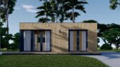 Premium Gartenhaus (34–44 mm + Holzverschalung), 6,5×4,5 m – 30 m² – Bild 2