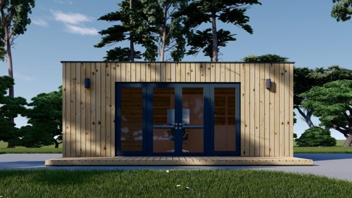 Premium Gartenhaus Tobi (34mm + Holzverschalung), 6x3m, 18m²Extra Isoliert – Bild 2