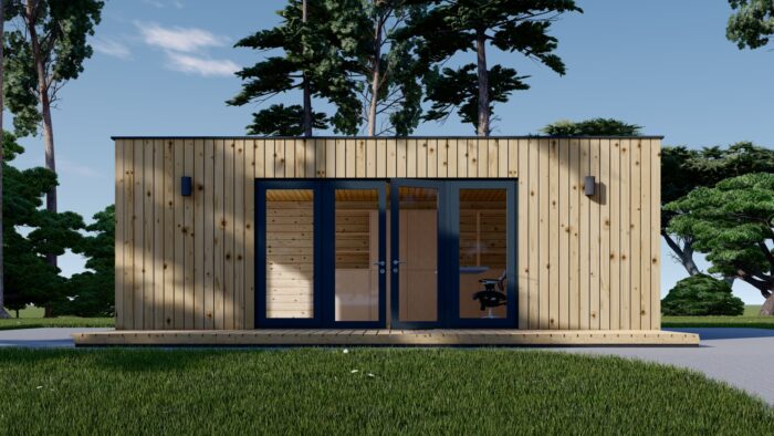 Premium Gartenhaus (34 mm + Holzverschalung) 7x4 m, 28 m² – Bild 2