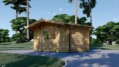 Premium Gartenhaus RUDI (34mm) 4x3m, 12m² – Bild 2