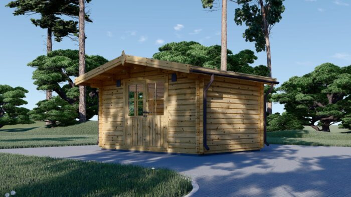 Gartenhaus Ried, 4x3 m, 12 m² – Bild 2