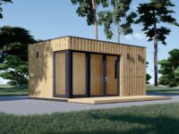 PREMIUM GARTENHAUS (Isoliert, SIPS), 5x3 m, 15 m²